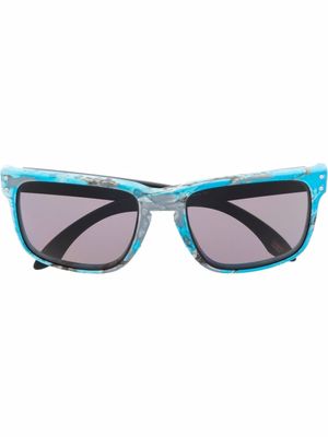 Oakley lunettes de soleil Holbrook à monture carrée - Marron