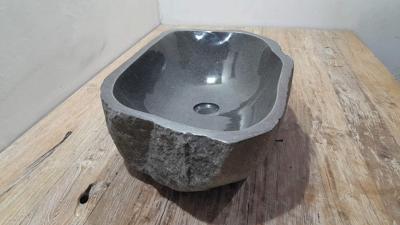 Flussstein Waschbecken RXL250336, 65x39x15 cm