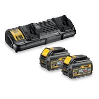 DeWALT DCB132T2 Starterset 2x DCB546 Accu 6.0Ah 54V XR FlexVolt + Dubbellader DCB132 DeWALT DCB132T2 Starterset 2x DCB546 Accu 6.0Ah 54V XR FlexVolt + Dubbellader DCB132