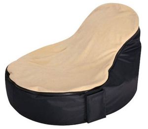 'Dinga' Beige Beanbag - Baby - Wit / Ecru - Sit&Joy ®