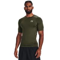 Under Armour HeatGear Ondershirt Olijfgroen Wit