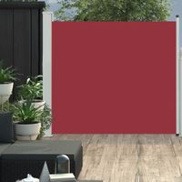 Tuinscherm uittrekbaar 170x300 cm rood - thumbnail