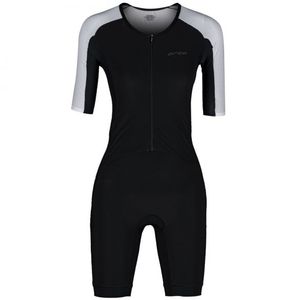 Orca Athlex Aero race trisuit korte mouw zwart/wit dames L