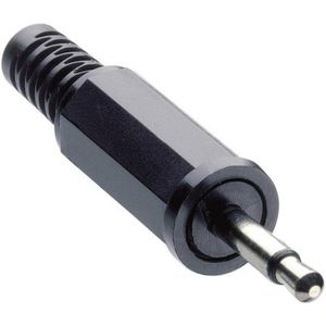 Lumberg KLS 10 Jackplug 2.5 mm Stekker, recht Aantal polen: 2 Mono Zwart 1 stuk(s)