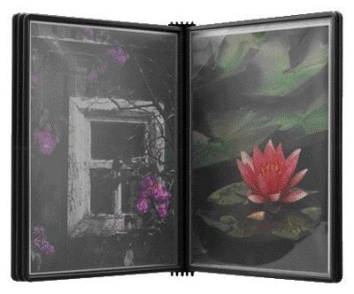 Wandelement djois flex-o-frame a4 met 5 tas zw