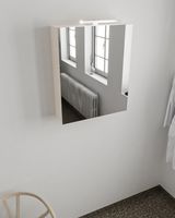 Mondiaz Cubb spiegelkast 60x70x16cm linen met 1 deur