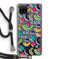 8-bit N°6: Samsung Galaxy A12 Transparant Hoesje met koord