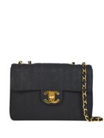 CHANEL Pre-Owned sac porté épaule Jumbo à rabat (1992) - Noir