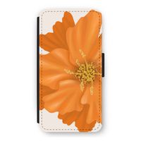 Orange Ellila flower: iPhone 12 Flip Hoesje
