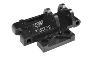 Team Corally - Center Diff Plate - Chassis Brace Holder - Swiss Made 7075 T6 - Black - Made in Italy - 1 pc