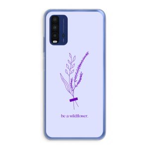 Be a wildflower: Xiaomi Redmi 9T Transparant Hoesje