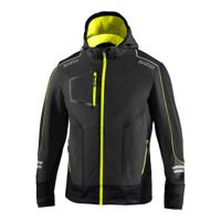 Heren Sportjas Sparco Tech Ndis Zwart Maat XL
