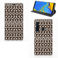 Samsung Galaxy A9 (2018) Hoesje met Magneet Aztec Brown - thumbnail