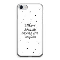 Confetti: iPhone 8 Transparant Hoesje