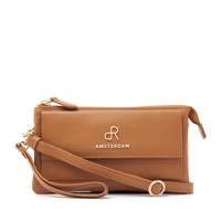 dR Amsterdam Schoudertasje Mint Camel