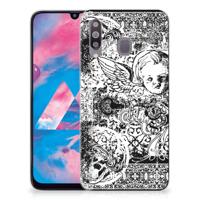 Silicone Back Case Samsung Galaxy M30 Skulls Angel
