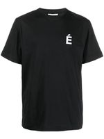 Études Studio t-shirt à logo poitrine imprimé - Noir