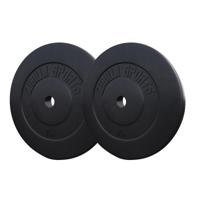 Voordeelbundel halterschijven 2 x 10 kg Kunststof - 30 mm