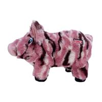 Honden-speelgoed low stuff stripes pig medium - Gebr de boon