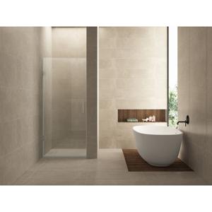 Nisdeur Wiesbaden Less | 100x200 cm | Nano-coating | Incl.Schanierset | Helder glas | Chroom beslag