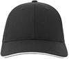 Atlantis AT684 Liberty Sandwich-S Cap - Black/White - One Size - thumbnail