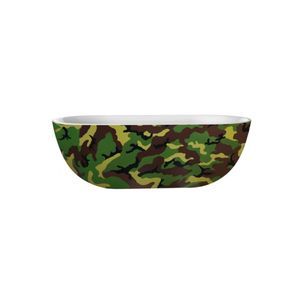 Best Design Vrijstaand Bad Camouflage 180x86x60 cm Acryl Leger Groen