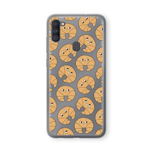 Croissant: Samsung Galaxy A11 Transparant Hoesje