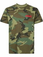 Supreme t-shirt Spiral à imprimé camouflage - Vert - thumbnail