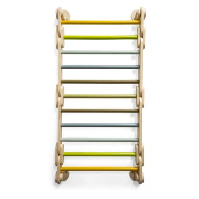Small Foot - houten klimrek 2in1 driehoek en wandrek adventure