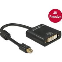 DeLOCK 62605 video kabel adapter 0,2 m mini Displayport 1.2 DVI-I 24+5 Zwart - thumbnail