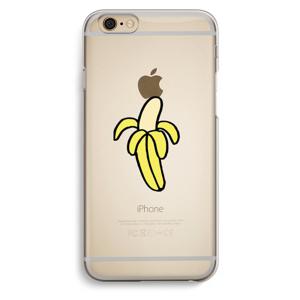 Banana: iPhone 6 / 6S Transparant Hoesje