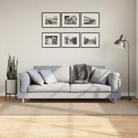 VidaXL Vloerkleed huarte laagpolig zacht wasbaar 100x200cm zandkleurig