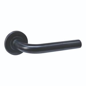Intersteel Deurkruk Q 02 op rozet verdekt ø52x6mm PVD Zwart
