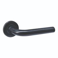 Intersteel Deurkruk Q 02 op rozet verdekt ø52x6mm PVD Zwart