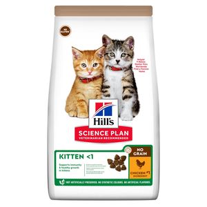 Hill's Science Plan No Grain Kattenvoer Kip - Kitten - 1,5 kg