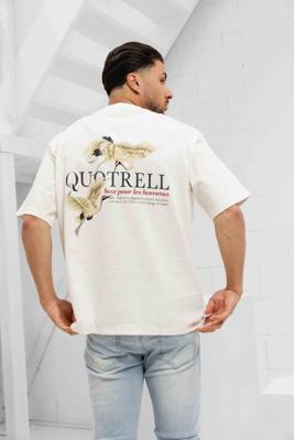 Quotrell Heron T-Shirt Heren Wit/Rood - Maat S - Kleur: Wit | Soccerfanshop