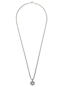 David Yurman pendentif en argent Cable Star of David