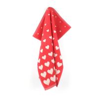 Bunzlau Castle Keukendoek Hearts Rood Bunzlau Castle Keukendoek Hearts Rood