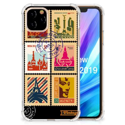 Apple iPhone 11 Pro Telefoonhoesje met valbescherming Postzegels Apple iPhone 11 Pro Telefoonhoesje met valbescherming Postzegels