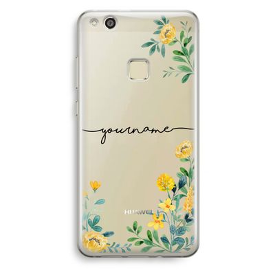 Gele bloemen: Huawei Ascend P10 Lite Transparant Hoesje