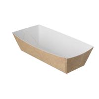 TakeAware Kroketbakje a5 kraft/wit bio (400 stuks)