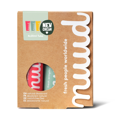 Nuud Care Deodorant Sunrise Family Pack 4x 20ml Nuud Care Deodorant Sunrise Family Pack 4x 20ml