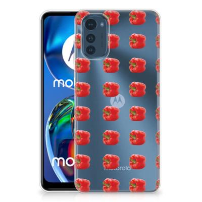 Motorola Moto E32/E32s | Siliconen Case | Paprika Red