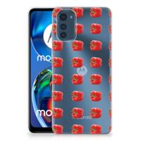 Motorola Moto E32/E32s | Siliconen Case | Paprika Red