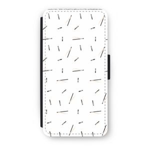 Hipster stripes: iPhone 7 Plus Flip Hoesje
