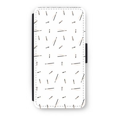 Hipster stripes: iPhone 7 Plus Flip Hoesje