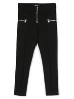 Balmain Kids pantalon à coupe droite - Noir - thumbnail