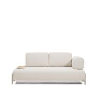 Kave Home 2-zits Bank 'Compo' Met blad, kleur Beige