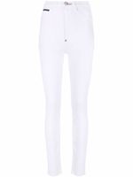 Philipp Plein legging à taille haute - Blanc