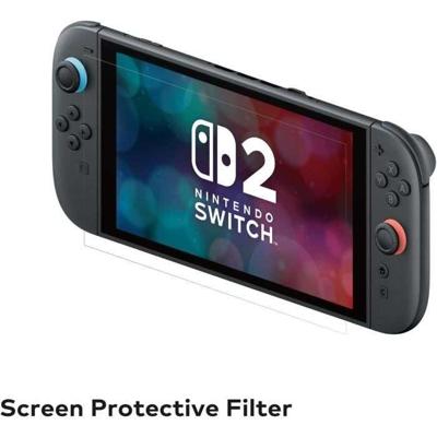 Gehard glazen schermbeschermer - HORI - Nintendo Switch 2 - Anti-bubbel - Schokbestendig - Krasbestendig - 100% transparant
